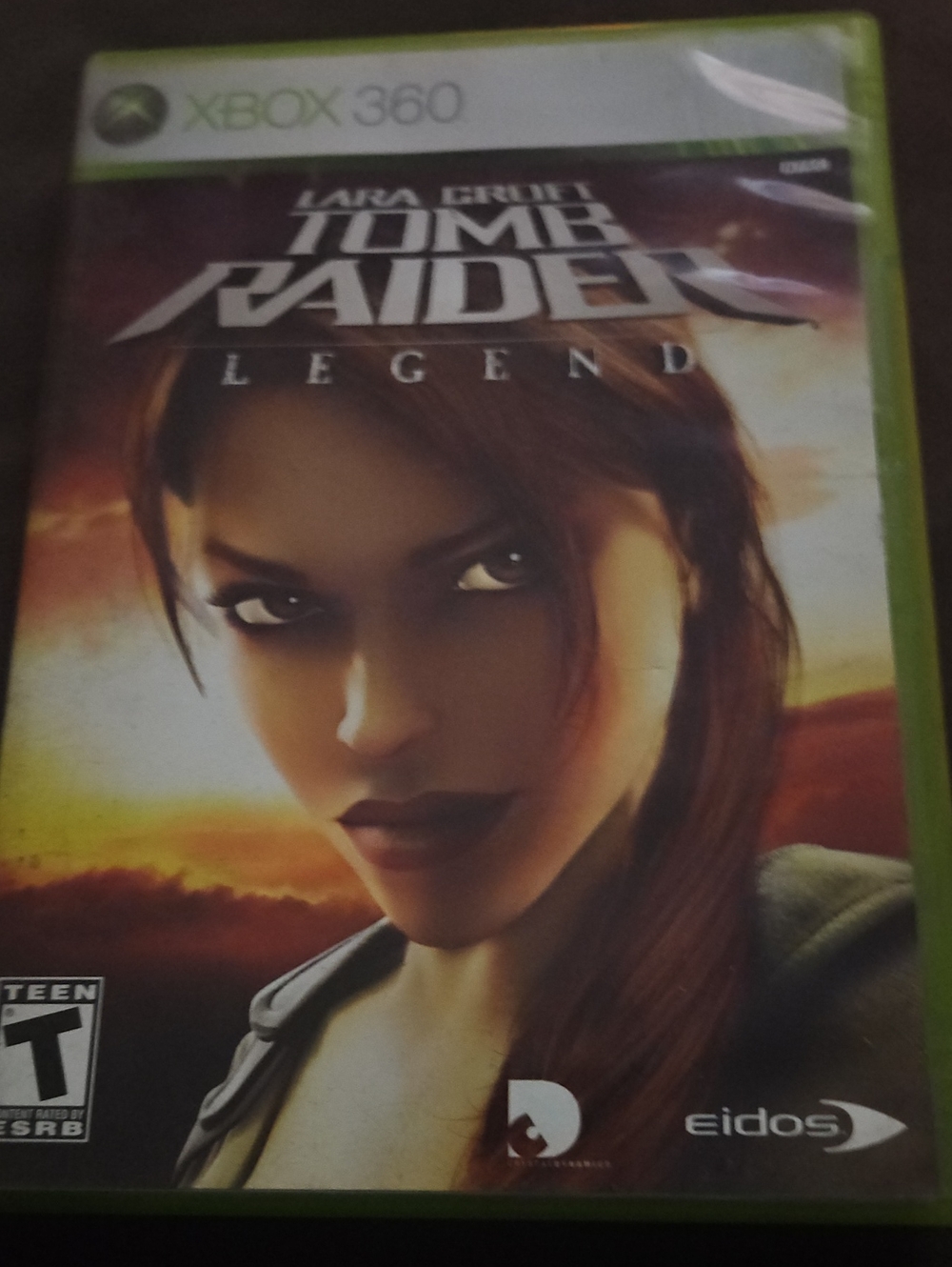 Video game case back cover